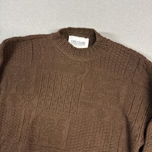 Carly Blake Sweater Womens Medium Brown Pullover Acrylic USA Made Vintage